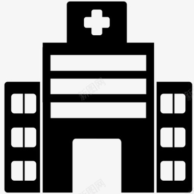 医院救护车医疗保健图标图标