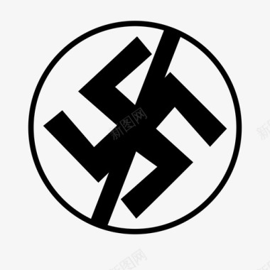 纳粹禁令法西斯主义纳粹十字军图标图标
