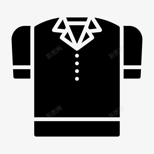服装布料衬衫图标svg_新图网 https://ixintu.com 布料 服装 穿着 衬衫 购物 购物和电子商务图标第一卷