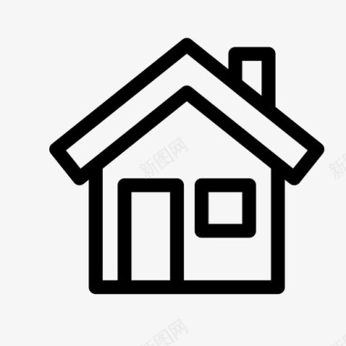 家房子财产图标图标