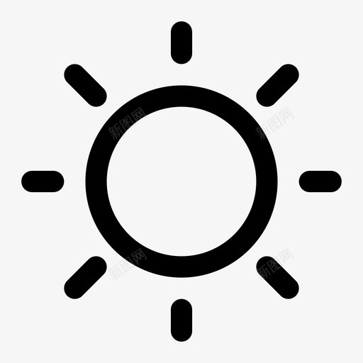 太阳星星阳光图标svg_新图网 https://ixintu.com 天气 太阳 星星 阳光
