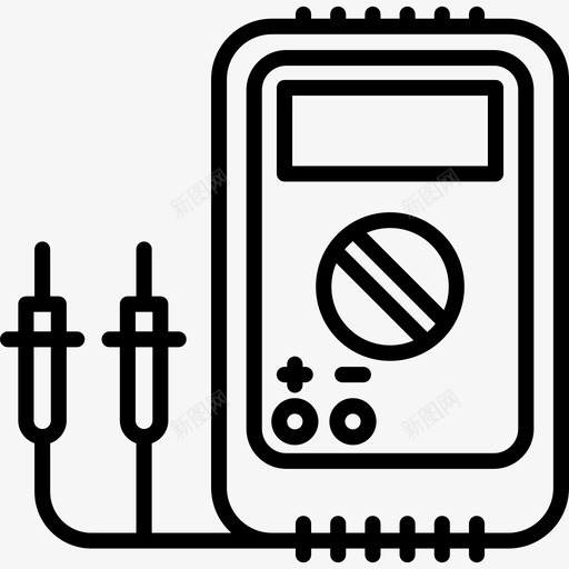 电气仪表技术工具和机械图标svg_新图网 https://ixintu.com 工具和机械 技术 电气仪表