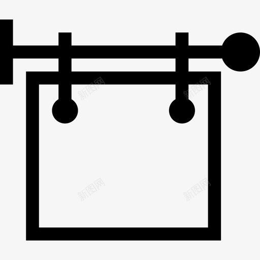 墙上广告商店招牌图标svg_新图网 https://ixintu.com 商店 墙上广告 小 招牌