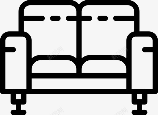 沙发电器家具图标svg_新图网 https://ixintu.com 家具 家庭用漂亮家具第2卷概述 家用 沙发 电器 衣柜
