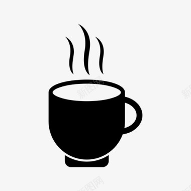 茶杯咖啡马克杯图标图标