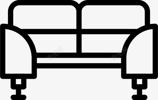 沙发电器家具图标svg_新图网 https://ixintu.com 家具 家庭用漂亮家具第2卷概述 家用 沙发 电器 衣柜