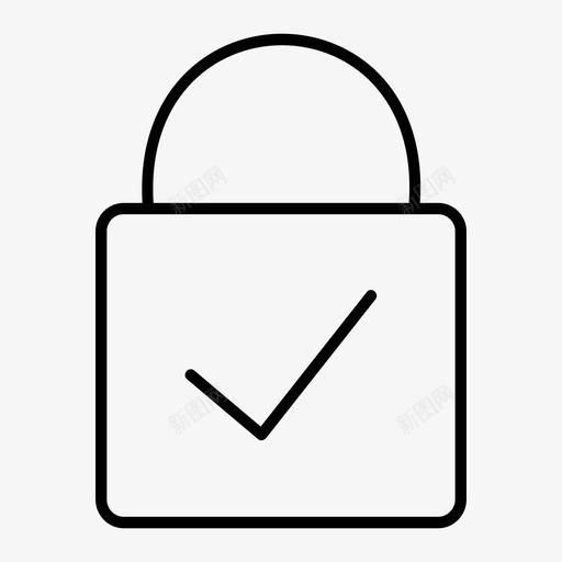 安全锁私人图标svg_新图网 https://ixintu.com 保安 安全 私人 锁