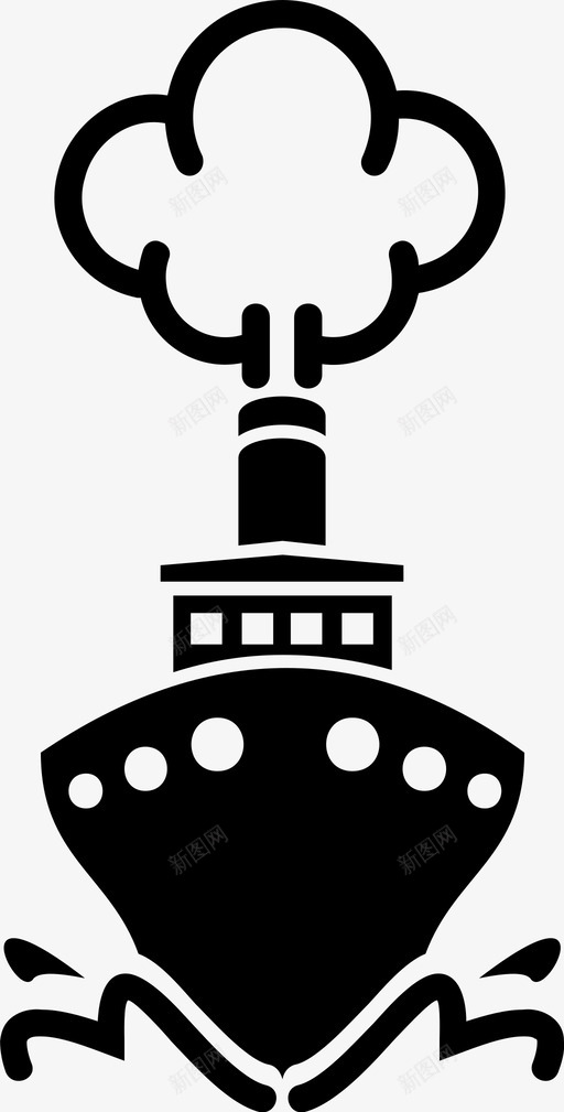 船船长海洋图标svg_新图网 https://ixintu.com 海洋 船 船长 运输