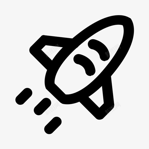 发射器助推器火箭图标svg_新图网 https://ixintu.com 助推器 发射器 启动 旅行 火箭