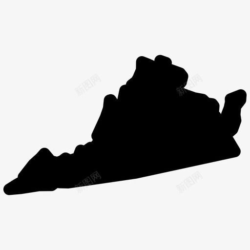 弗吉尼亚弗吉尼亚地图弗吉尼亚州图标svg_新图网 https://ixintu.com 弗吉尼亚 弗吉尼亚地图 弗吉尼亚州 美国各州地图填充