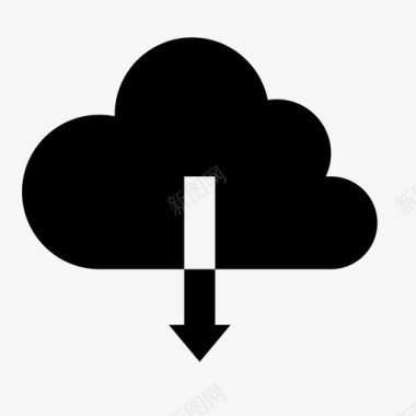 云空气箭图标图标