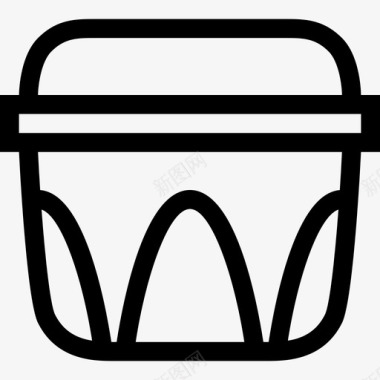 食品容器烹饪储藏图标图标