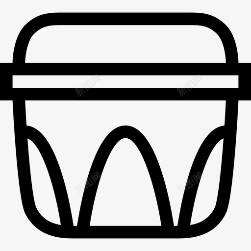食品容器烹饪储藏图标svg_新图网 https://ixintu.com 储藏 微型 烹饪 特百惠 食品容器