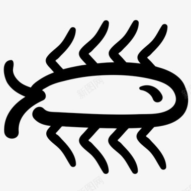 蟑螂动物甲虫图标图标