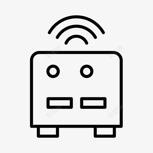 调制解调器硬件互联网图标svg_新图网 https://ixintu.com wifi 互联网 技术 硬件 调制解调器