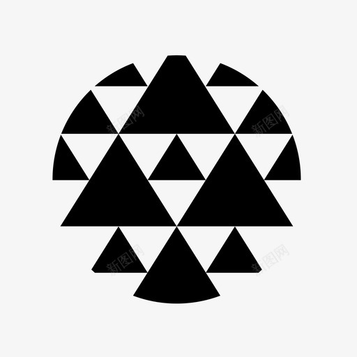 抽象图案形状图标svg_新图网 https://ixintu.com 三角形 图案 形状 抽象