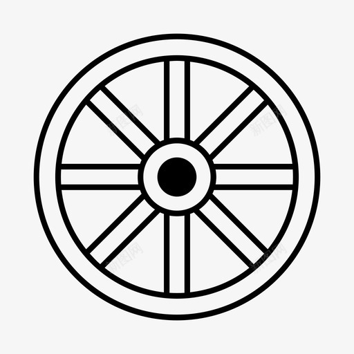 车轮汽车配件汽车工具图标svg_新图网 https://ixintu.com 汽车工具 汽车车轮 汽车配件 车轮