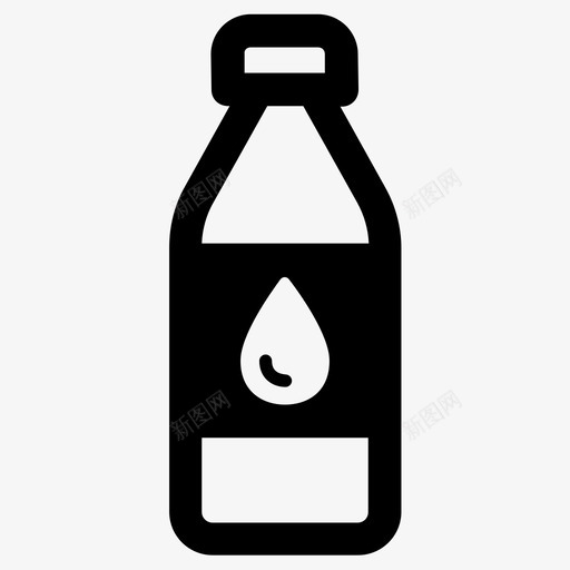 水瓶饮料滴水图标svg_新图网 https://ixintu.com 水瓶 滴水 饮料