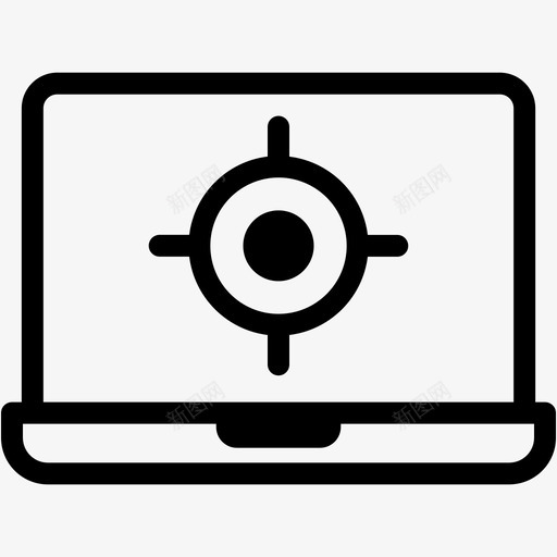 目标列桌面图标svg_新图网 https://ixintu.com 列 显示器 桌面 界面 目标 笔记本电脑 笔记本电脑混合
