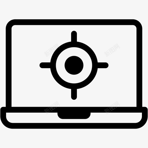 目标列桌面图标svg_新图网 https://ixintu.com 列 显示器 桌面 界面 目标 笔记本电脑 笔记本电脑混合