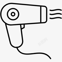 吹风机icon吹风机小便器洗漱用品图标高清图片