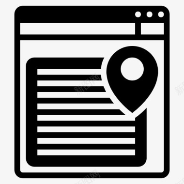 地理定位本地搜索引擎优化本地搜索引擎优化服务图标图标