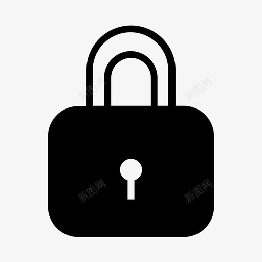 锁闭锁门图标svg_新图网 https://ixintu.com 受保护 锁 门 闩锁 闭锁
