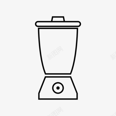 搅拌机食物家庭图标图标