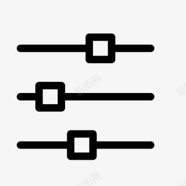 均衡器滑块音效条图标图标