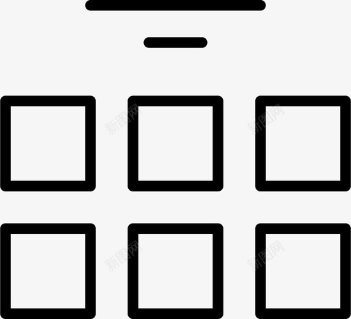 图库网格图像图标svg_新图网 https://ixintu.com 图像 图库 图片 标题 用户界面精简 界面 网格