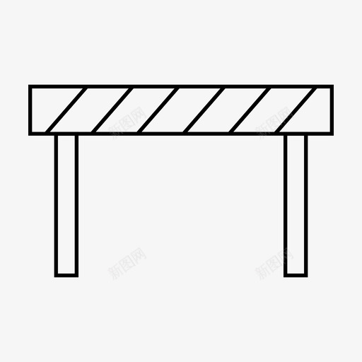 封锁冻结阻挠图标svg_新图网 https://ixintu.com 冻结 封锁 正义 法律界限 阻挠