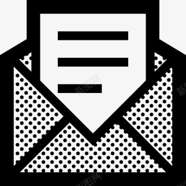 打开邮件电子邮件收件箱图标图标