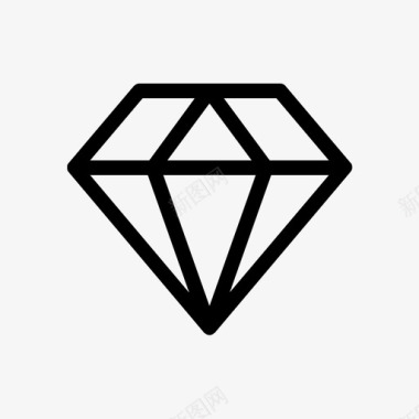 钻石珠宝高级图标图标