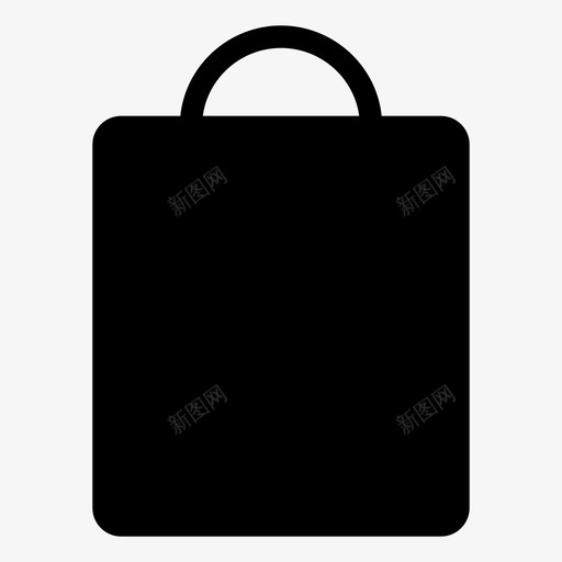 购物袋篮子手袋图标svg_新图网 https://ixintu.com 包装 手袋 篮子 购物袋