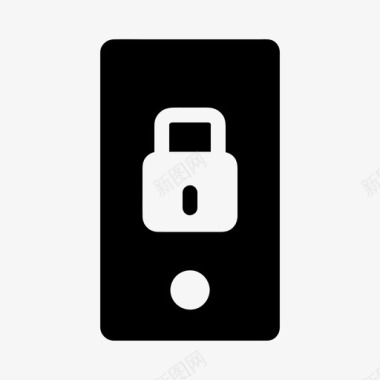 移动锁加密密码图标图标