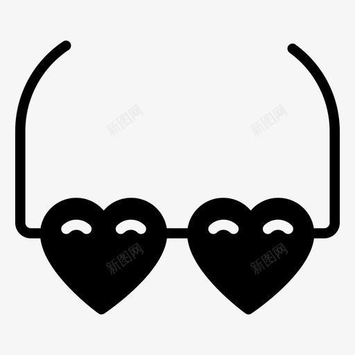 眼镜庆祝时尚图标svg_新图网 https://ixintu.com 庆祝 护目镜 新年图标第一卷 时尚 眼镜