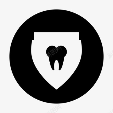 预防性护理牙科防护图标图标