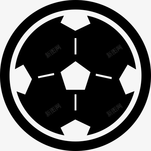 球足球足球装备图标svg_新图网 https://ixintu.com 球 足球 足球装备