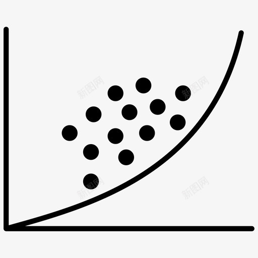 数据科学机器学习散点图图标svg_新图网 https://ixintu.com 人工智能固体 散点图 数据科学 机器学习