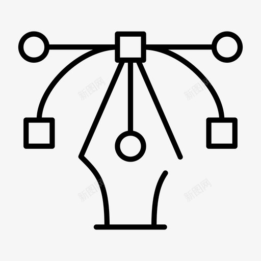 钢笔工具平面图采购商图标svg_新图网 https://ixintu.com 平面图 网页设计2间隙薄 采购商 钢笔工具