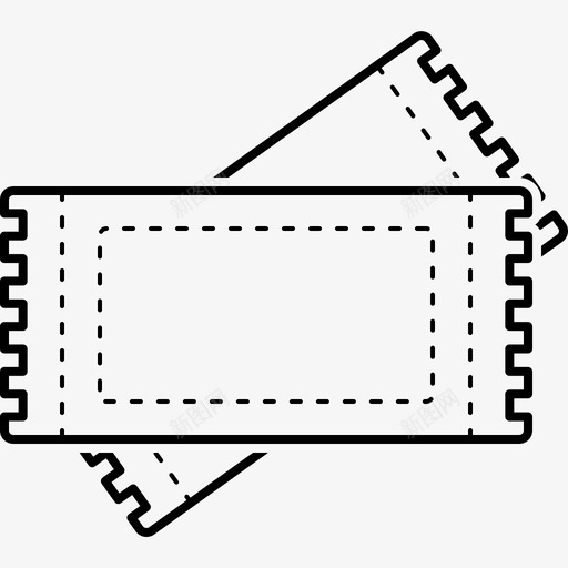 票优惠券利爪图标svg_新图网 https://ixintu.com 代币 代金券 优惠券 利爪 票