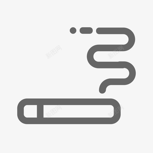 吸烟-01svg_新图网 https://ixintu.com 吸烟-01