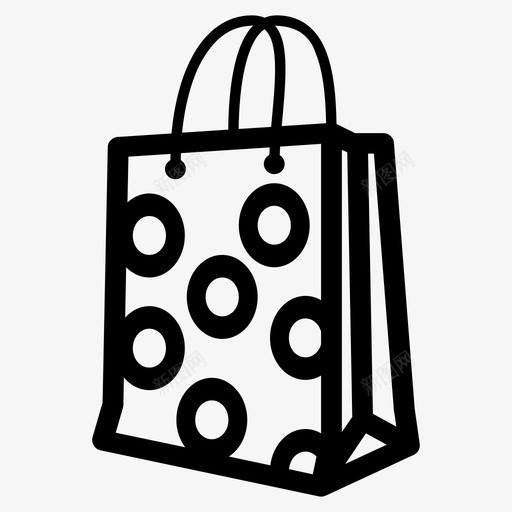 纸袋购买购物袋图标svg_新图网 https://ixintu.com 纸袋 购买 购物袋