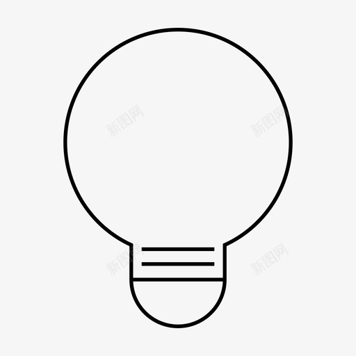 理念概念灯泡图标svg_新图网 https://ixintu.com 广告线 思想 概念 灯泡 理念 营销