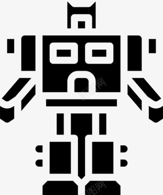 变身机器人玩具图标图标