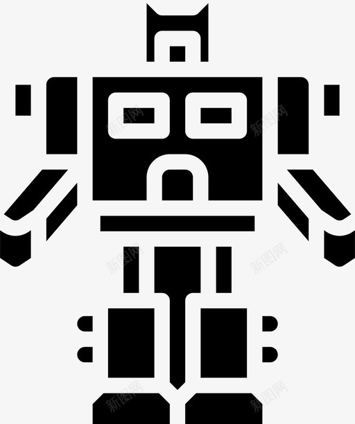 变身机器人玩具图标svg_新图网 https://ixintu.com 变身机器人 玩具
