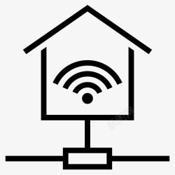家庭wifi家庭网络家庭互联网wifi图标高清图片