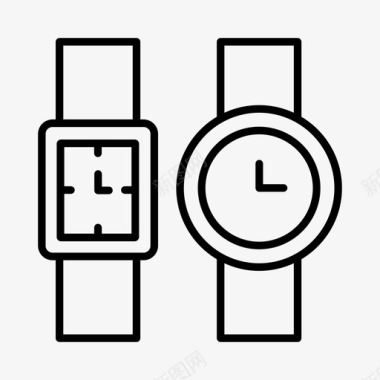 采购产品手表配件时装图标图标