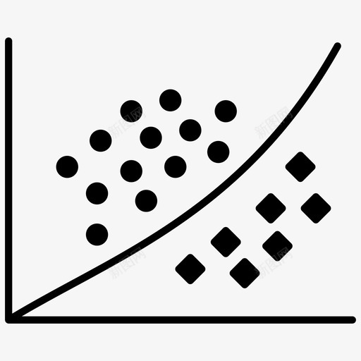 机器学习图表分类图标svg_新图网 https://ixintu.com 人工智能固体 分类 图表 数据 机器学习