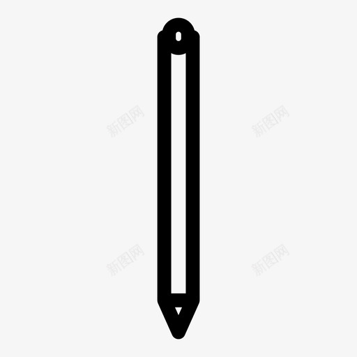 笔画办公室图标svg_新图网 https://ixintu.com 写字 办公室 画 笔 铅笔